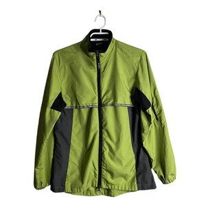 MEC Women's Green Full Zip Lightweight Performance Wear Jacket